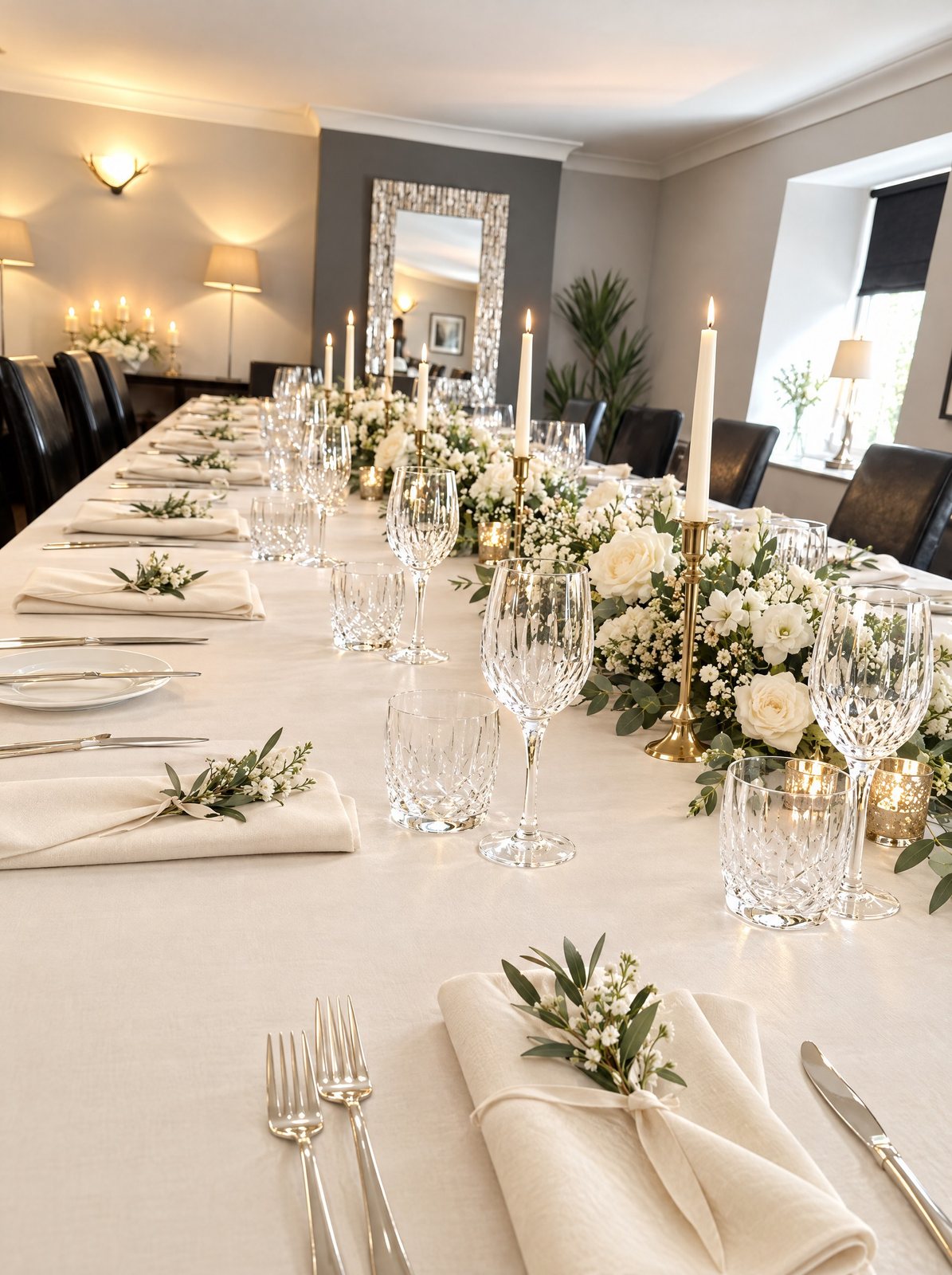 Dressed in ivory for a micro wedding