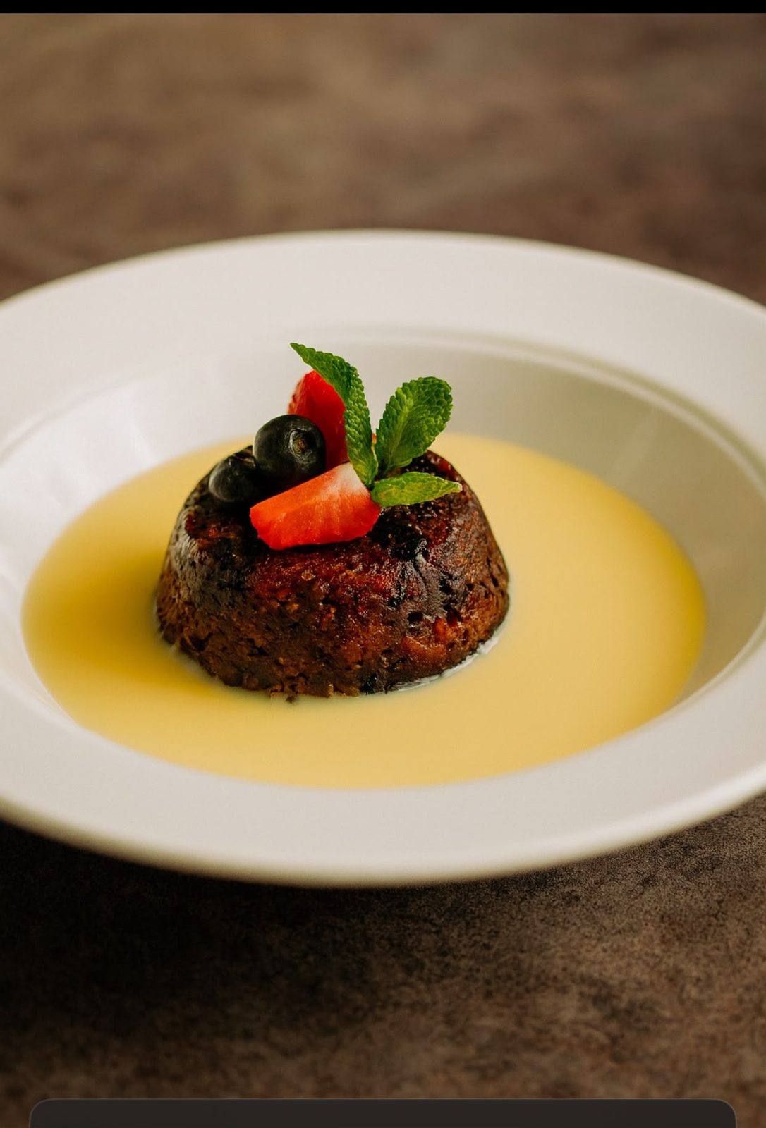 Dessert from The Barony kitchen